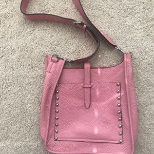 Rebecca Minkoff pink feed bag